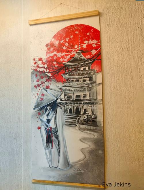 Tableau Japonais Le Samouraï