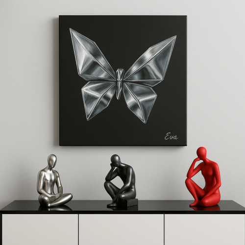 Papillon Origamy Métal — Édition Limitée (7 exemplaires)