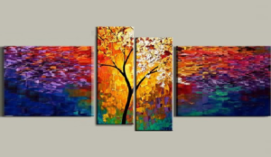 Tableau moderne arbre de vie