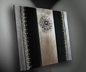 Tableau design Métal Mandala