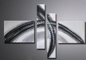 Tableau design Cruze Blanc Métal