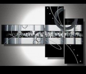 Tableau Triptyque Black & White