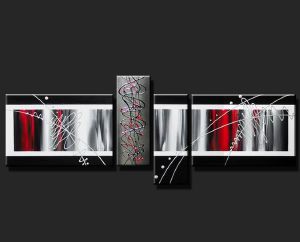 Tableaux design Red Diamond Métal