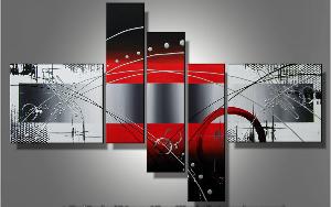 Tableaux design Art  Red felling
