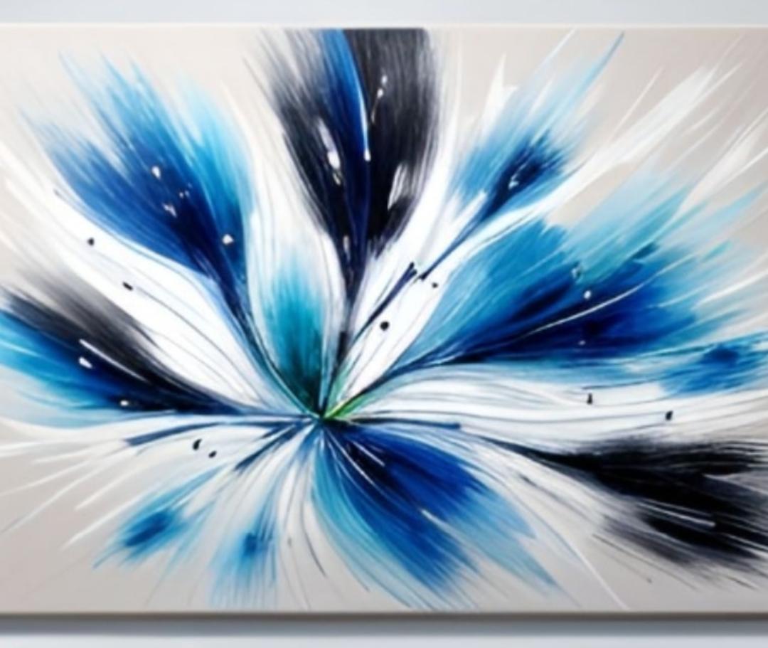 Tableau Fleur Bleue Excellence