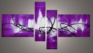 Tableaux design Mauve Chic