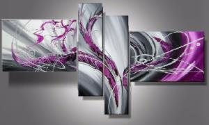 Tableaux Design Phoenix Fushia Violet- Artiste E.J.RAC