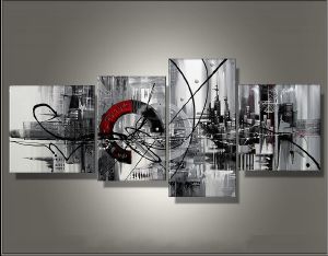 Tableau design Gris Lexy 