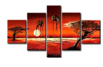 Tableau design Elephants Dali