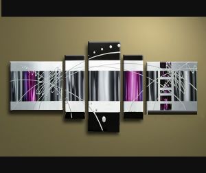 Tableaux design violet fuchia Tomorrow