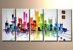 Tableaux design City Peps abstrait