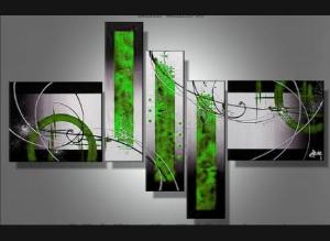 Tableaux design Vert Evanescence