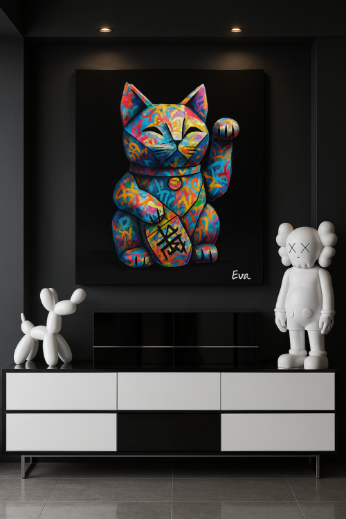 Maneki Neko Origamy Graffiti — Édition Limitée (7 exemplaires)