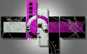 Tableaux design fushia Elovana