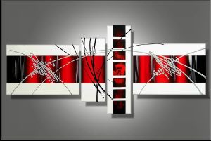 Tableau Red & White