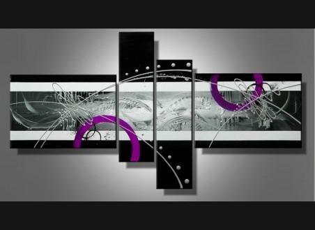 Tableau design Eole violet