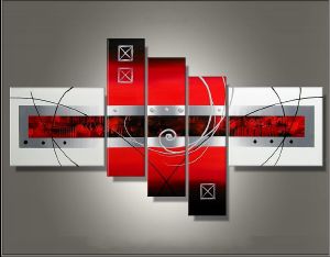 Tableau Red contemplation