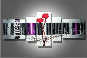 Tableaux design Flora fuchia