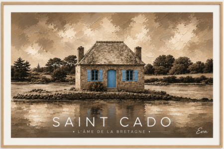 Affiche d'art Saint-Cado – L'Âme de la Bretagne | Tirage d'art signé