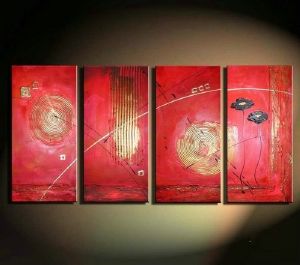 Tableau Quatro design red
