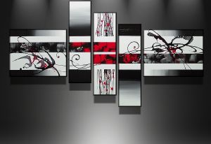 Tableaux design rouge Tendance II