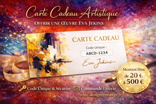 Carte cadeau de 20 à 500€ au choix 