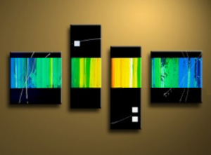 Tableaux design multicolore